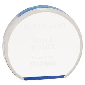 Medium Blue Acrylic Round