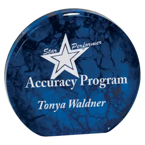 Blue Marble Aurora Acrylic