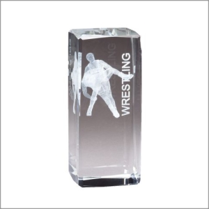 WRESTLING CRYSTAL WITH 3D