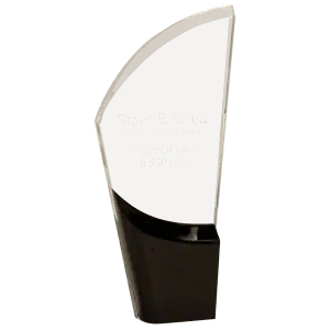 Large Black Lunar Acrylic