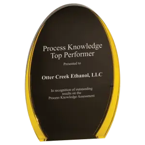 Gold Luminary Oval Acrylic