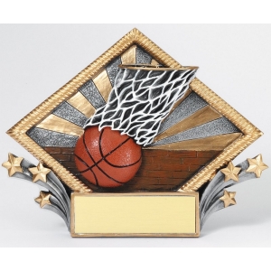 RESIN DIAMOND PLATE BASKETBAL