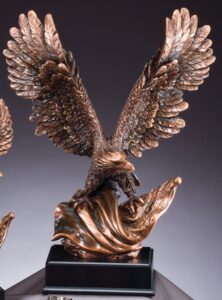 LARGE BRONZE EAGLE