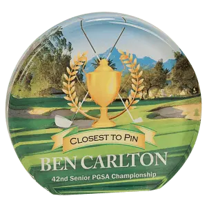 Large Full Color Round Acrylic