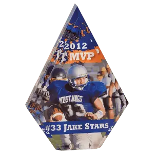 Small Full Color Diamond Acrylic