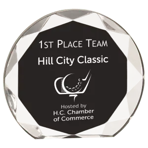 Small Black Sunburst Acrylic