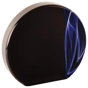 Blue Round Vapor Acrylic