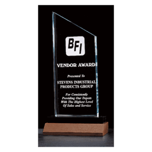 Zenith Series Jade Acrylic with Walnut Base