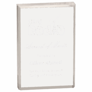 Beveled Clear Rectangle Acrylic
