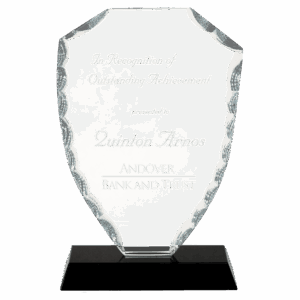 Premier Shield Facet Glass Award
