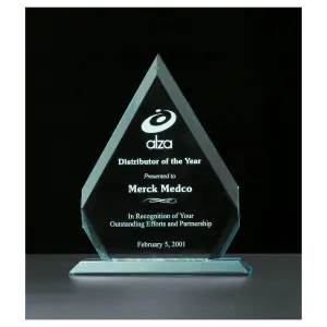 Arrow Series Jade Acrylic Award