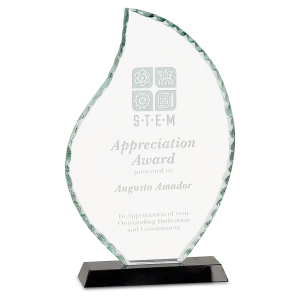 Premier Flame Facet Glass Award