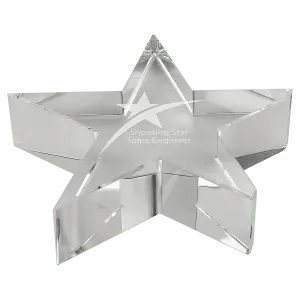 Crystal Star Paperweight