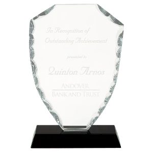 Premier Shield Facet Glass Award