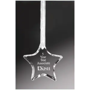 Crystal Star Ornament