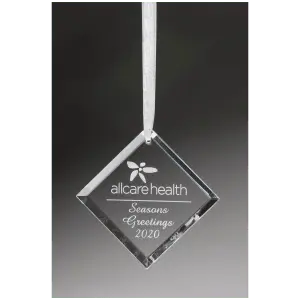 Crystal Diamond Ornament