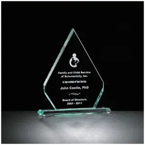Diamond Series Glass Award