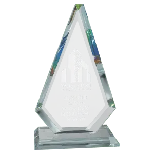 Diamond Series Jade Glass with Prism-Effect Top